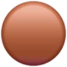 Großer brauner Kreis Emoji 🟤 image - Samsung style