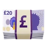 Banknote mit Pfundzeichen Emoji 💷 image - Huawei Harmony OS style