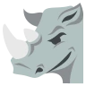 Nosorożec Emoji 🦏 image - EmojiTwo style