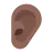 Ear: Medium-Dark Skin Tone
