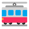 Wagon de tram Emoji 🚋 image - Microsoft Classic 2D style
