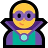 Man Supervillain Emoji 🦹‍♂️ image - Microsoft Windows 10 Segoe UI Emoji style