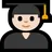Man Student: Light Skin Tone