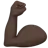 Flexed Biceps: Dark Skin Tone