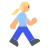 Woman Walking: Medium-Light Skin Tone