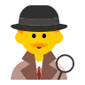 Man Detective Emoji 🕵️‍♂️ image - Tossface style