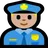Police Officer: Medium-Light Skin Tone