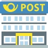 Bureau de poste européen Emoji 🏤 image - EmojiTwo style