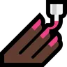 Nail Polish: Dark Skin Tone Emoji 💅🏿 image - Microsoft Windows 10 Segoe UI Emoji style