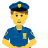 Man Police Officer Emoji 👮‍♂️ image - Skype style