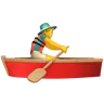 Man Rowing Boat Emoji 🚣‍♂️ image - Apple style