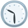 Reloj cara diez-treinta Emoji 🕥 image - Facebook Messenger (2016) style