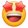 星の目でニヤリと顔 Emoji 🤩 image - Huawei Harmony OS style