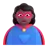 Woman Superhero: Medium-Dark Skin Tone