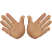 Open Hands: Medium Skin Tone