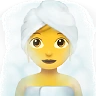 Woman In Steamy Room Emoji 🧖‍♀️ image - Apple style