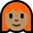 Woman: Medium Skin Tone, Red Hair