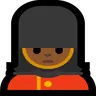 Woman Guard: Medium-Dark Skin Tone Emoji 💂🏾‍♀️ image - Microsoft Windows 10 Segoe UI Emoji style