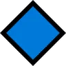Large Blue Diamond Emoji 🔷 image - Microsoft Windows 10 Segoe UI Emoji style