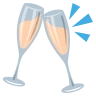 Verres cliquetants Emoji 🥂 image - EmojiTwo style