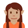 Elf: Medium Skin Tone Emoji 🧝🏽 image - Twitter / X (Twemoji) style