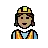 Woman Construction Worker: Medium Skin Tone