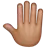 Raised Back Of Hand: Medium Skin Tone