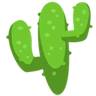 Cactus Emoji 🌵 image - Facebook Messenger (2016) style