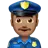 Man Police Officer: Medium Skin Tone