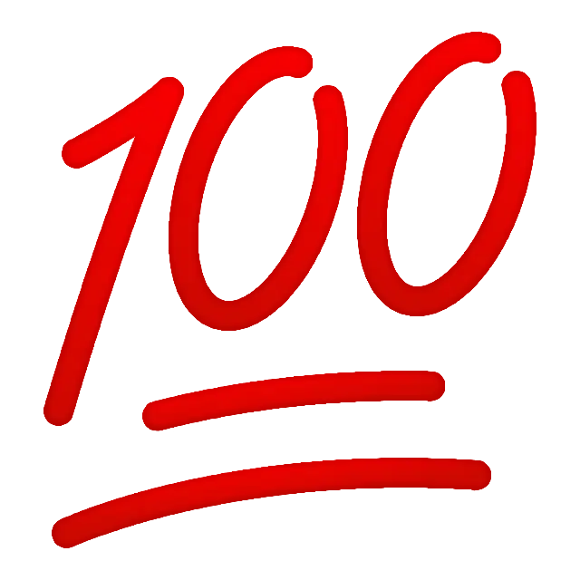 Hundert Punkte-Symbol