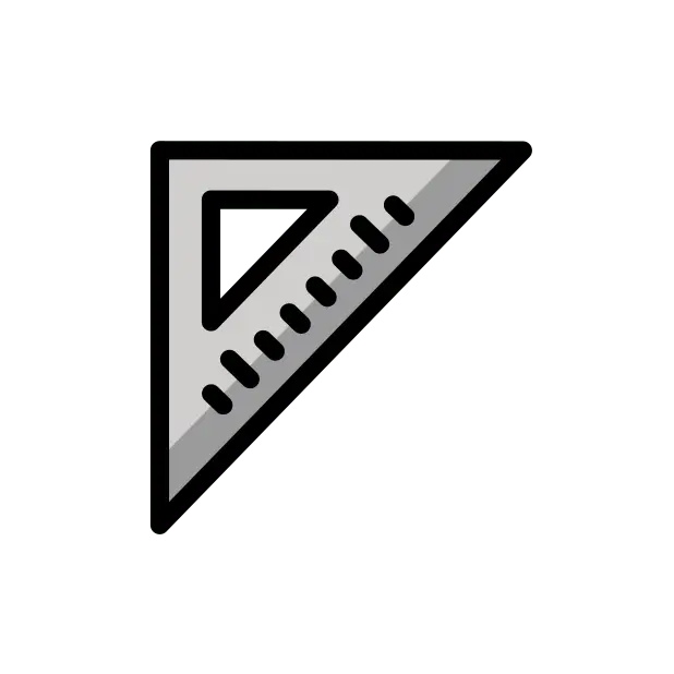 Régua Triangular