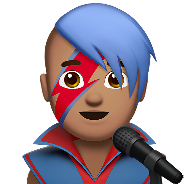 Man Singer: Medium Skin Tone