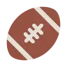 American Football Emoji 🏈 image - Tossface style