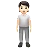 Person Standing: Light Skin Tone