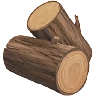 Wood Emoji 🪵 image - Apple style