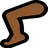 Leg: Medium-Dark Skin Tone