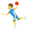 Man Playing Handball Emoji 🤾‍♂️ image - Skype style