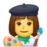 Woman Artist Emoji 👩‍🎨 image - Samsung style