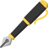 Caneta-tinteiro inferior esquerda Emoji 🖋 image - Skype style