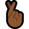 Crossed Fingers: Medium-Dark Skin Tone Emoji 🤞🏾 image - Microsoft Windows 10 Segoe UI Emoji style