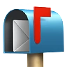 Open Mailbox With Raised Flag Emoji 📬 image - Apple style