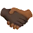 Handshake: Dark Skin Tone, Medium-Dark Skin Tone