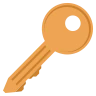 Key Emoji 🔑 image - EmojiTwo style