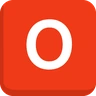 Emoji Negativ Squared litere de capital latin O 🅾 image - Skype style