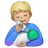 Man Feeding Baby: Medium-Light Skin Tone
