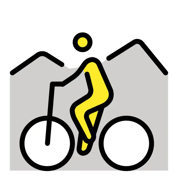 Person Mountain Biking