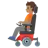 Person In Motorized Wheelchair: Medium Skin Tone