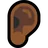 Ear: Medium-Dark Skin Tone
