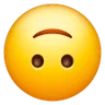 Emoji Faccia capovolta 🙃 image - Samsung style