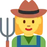 Woman Farmer Emoji 👩‍🌾 image - Twitter / X (Twemoji) style